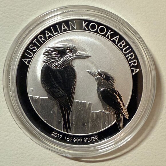 2017 Australia Silver Kookaburra, GemBU, original packaging, COA - Picture 1 of 5